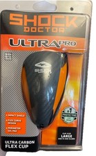 New Shock Doctor Men's Ultra Pro Cup Ultra Carbon Flex Cup Size Large Age 15 