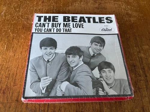 THE BEATLES Can't Buy Me Love 7" Vinyl BOX Set w/T-Shirt 2011 TARGET Exclusive