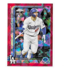 Dalton Rushing 2025 Topps Chrome Update Sapphire Red #USC129 Serial #d 2/5