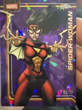 2026 Topps Chrome Marvel Sapphire Spider Woman Purple /75 #167