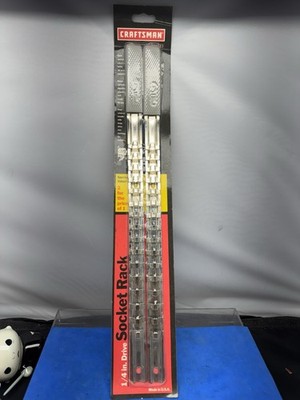 NIP Craftsman 941323 1/4''  Drive 2 Pc Socket Rack  