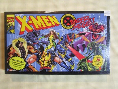 X-MEN UNDER SIEGE Board Game & Survival Guide BRAND NEW FACTORY SEALED xmen