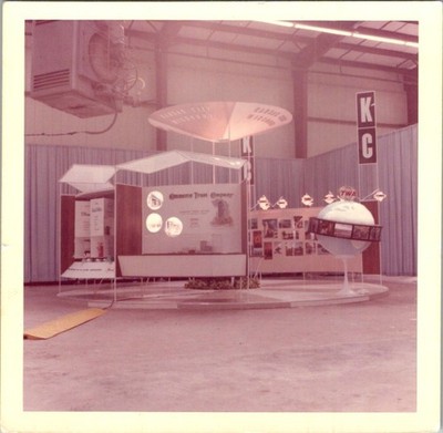 1964 ICSC Trade Show Exhibit Photo Commerce Trust Bank TWA Kansas City Booth
