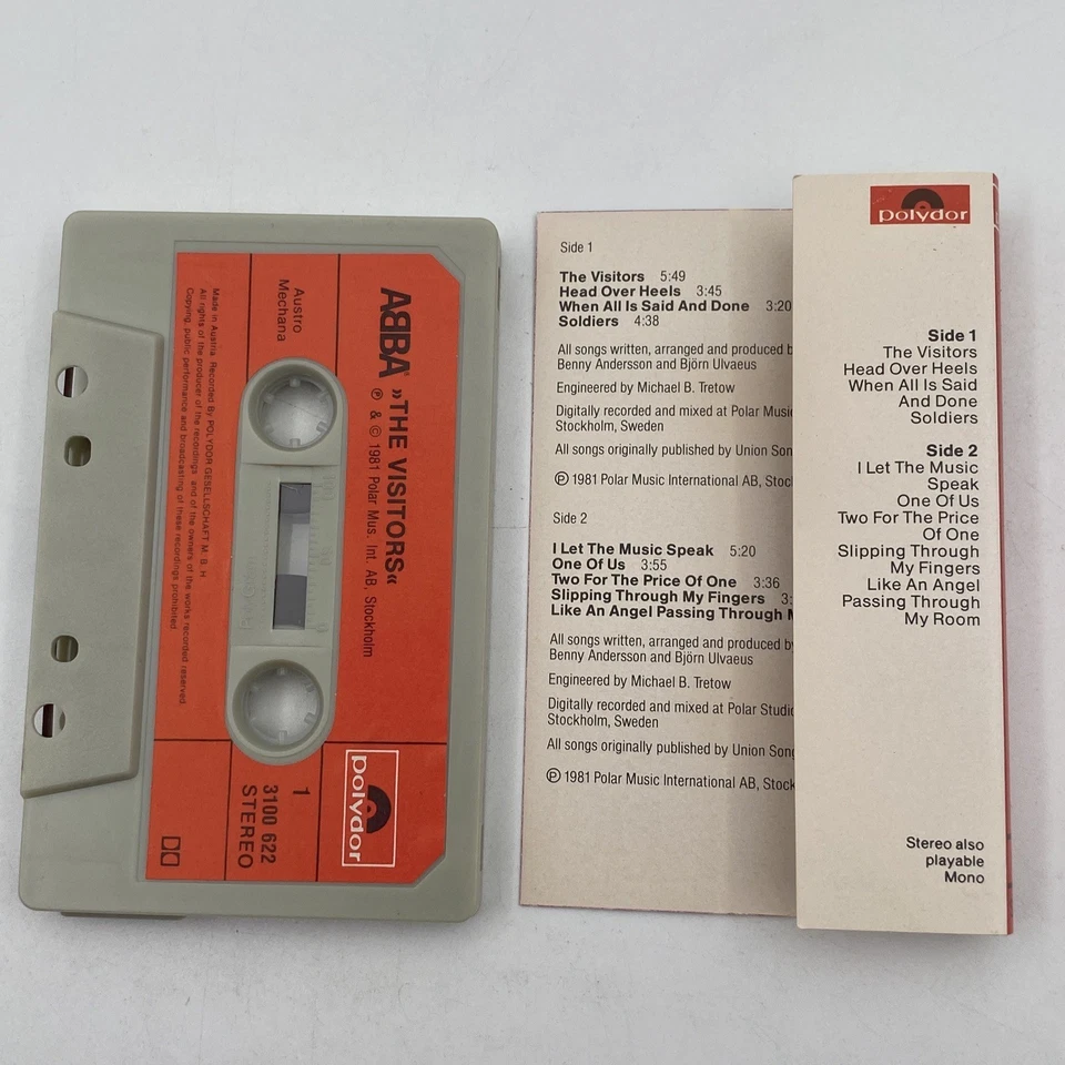 ABBA: The  Visitors (Cassette, 1981) - Image 3 of 4