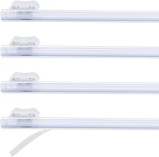PATIKIL 4pcs Plastic Wrap Cutter, 19in Slide 48cm / 19in, White 