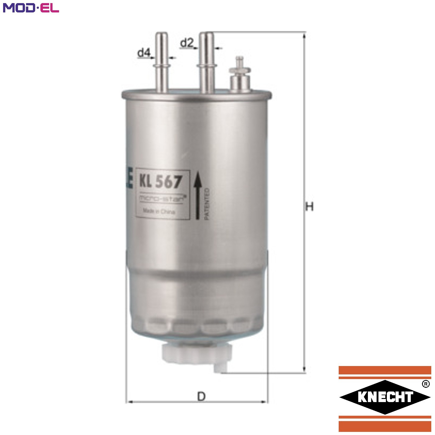 Fuel filter In-Line Filter KL 567 MAHLE for FIAT ALFA ROMEO CITROËN PEUGEOT OPEL - Image 26