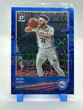 Seth Curry 2020-21 Panini Donruss Optic Blue Velocity Prizm #113 76ers