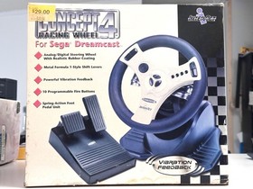 Concept 4 Racing Wheel For Sega Dreamcast
