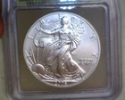 2006-W  SILVER EAGLE GRADED BY ICG IN SP70  20TH ANNIVERSARY