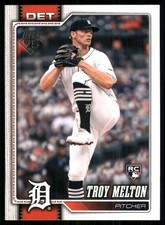 2026 Topps #212 Troy Melton RC Detroit Tigers 58774