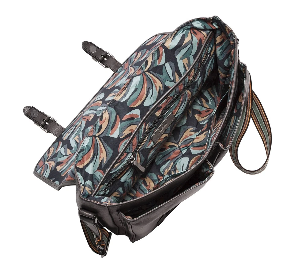 FOSSIL laptop bag Greenville Messenger Lead Gray - Image 4 of 4