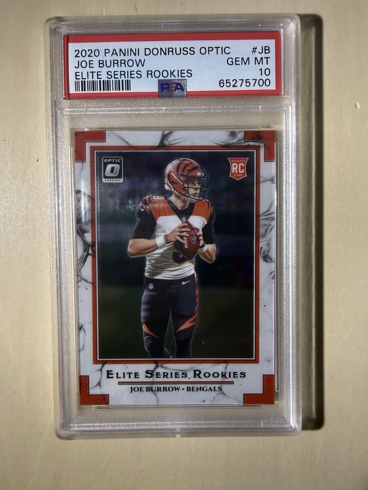 Joe Burrow Panini Donruss Optic Elite Series Rookies #JB Base