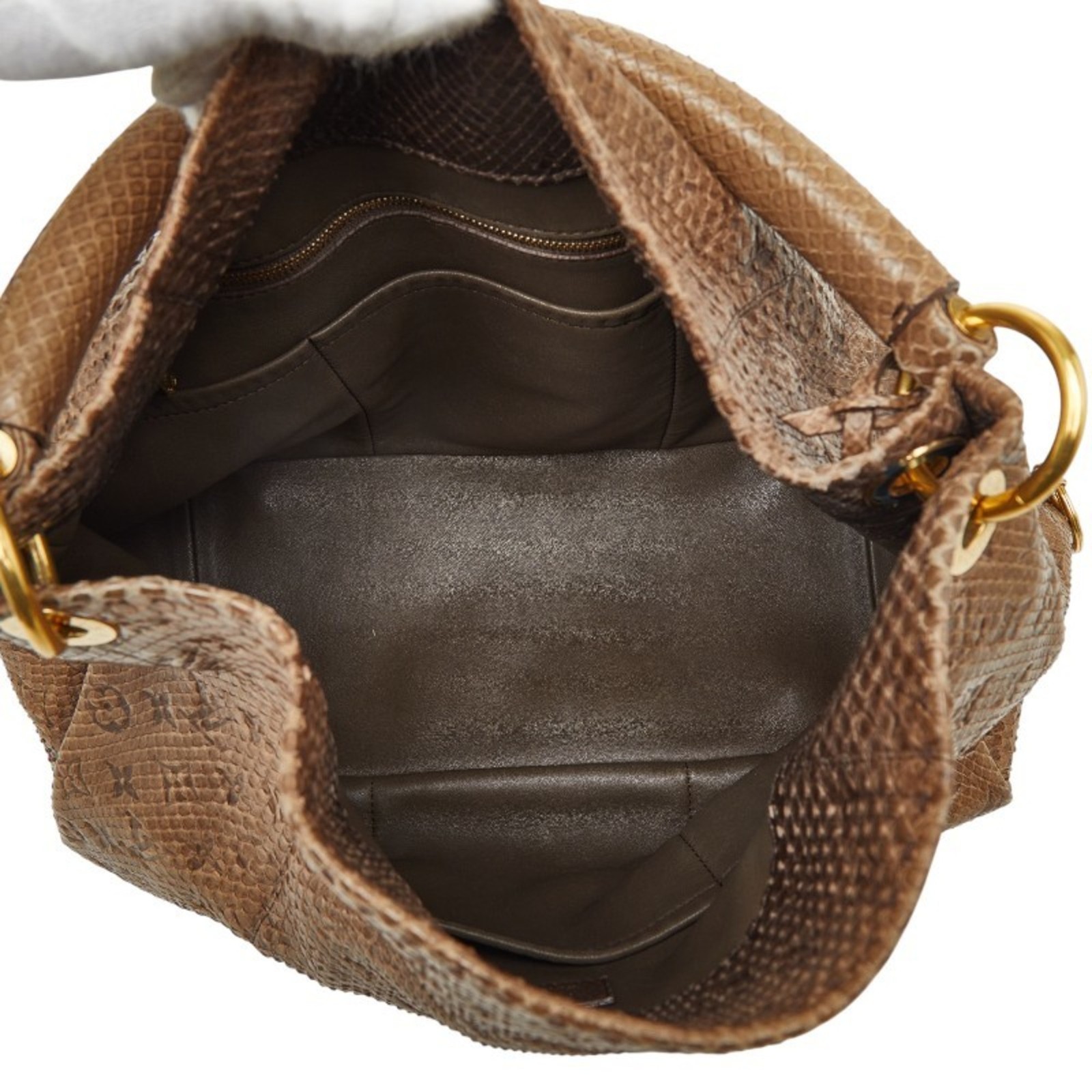 Louis Vuitton Monogram Artsy MM Python Embossed T… - image 9