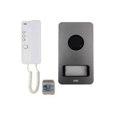 KIT CITOFONO MONOFAMILIARE E BIFAMILIARE URMET 1122/601, 4+N, COMPLETO DI CORNET
