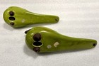 RARE Tilso Japan - Pair of Large Green Birds. Mid Century Modern Ceramic Set MCM — photo 6