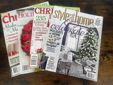 Lot 4 Christmas Holiday Decor Magazines | Style at Home, Victoria, Better Homes