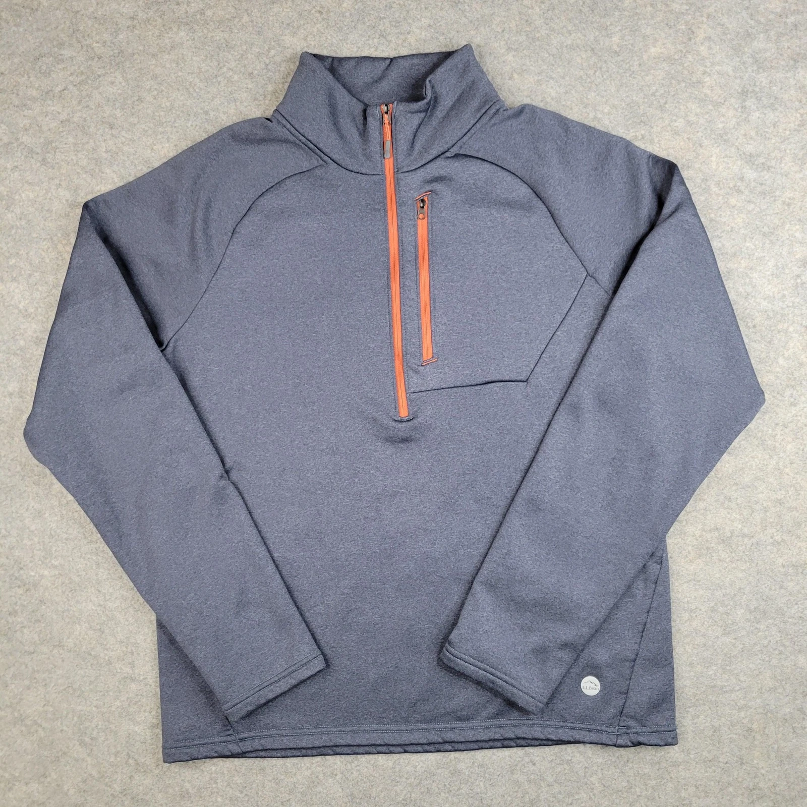 L.L. Bean Pullover Mens Medium Gray 1/4 Zip Long Sleeve Stretch Athletic Top
Opens in a new window o