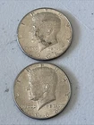 2- 1966 Kennedy Silver Half Dollars