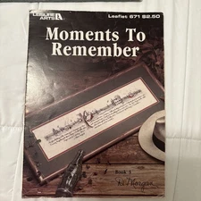 Cross-stitch pattern #671, book 3, Moments to remember, D. Morgan Leisure Arts