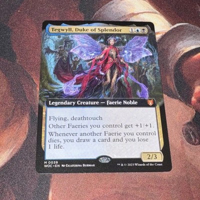 Tegwyll, Duke Of Splendor X1 Mtg Commander Wilds Of Eldraine Nm Extended Art