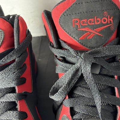 Reebok Kamikaze II 2 Mid Shawn Kemp Black/Flash Red Chicago Bulls