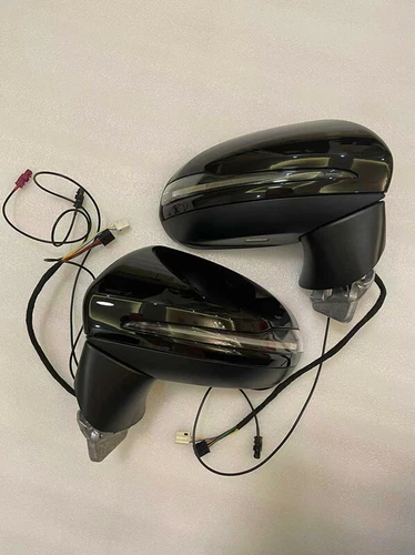 W205 Coupe Car Rear View Mirror Set for Mercedes Benz C class C205 2 Door Black