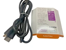 MICRO HDMI MALE TO HDMI MALE CONNECTOR -6 FEET - PHILIPS for RASPBERRY Pi 4,5