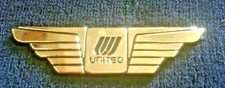 United Airlines Junior Pilot wings badge