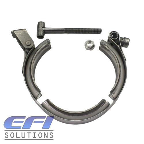 V-Band 3.5 Inch Male Female Flange With Quick Release Clamp "Stainless Steel" - Picture 4 of 5