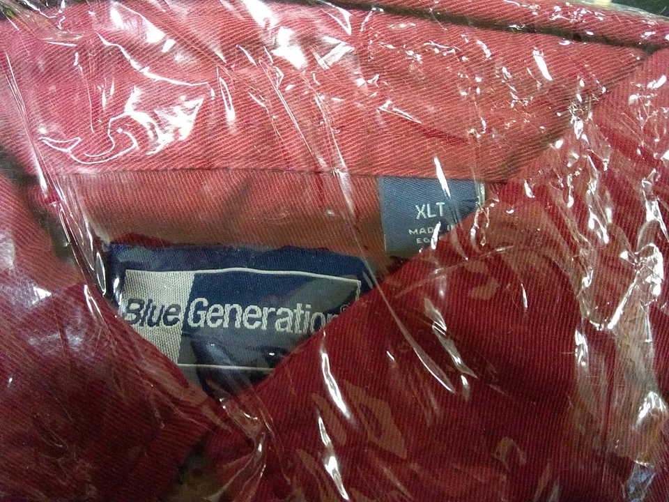 Blue Generation HOMBRE ALTO 100% ALGODÓN MANGA LARGA FIRMA SARGA (C6) Foto 4 de 4