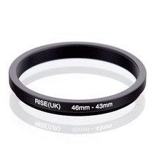 Camera 46mm Lens to 43mm Accessory Step Down Adapter Ring 46mm-43mm