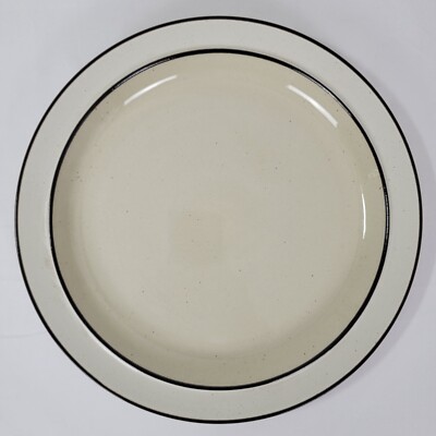 Rainbow Stoneware 12 1/8'' Chop Plate Platter Japan #651 Capri Tan Speckles