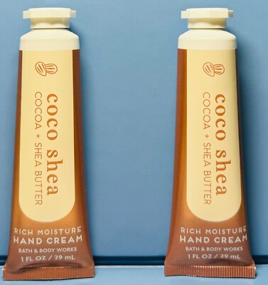 *NEW* COCO SHEA ~ 2PK ~ TRAVEL HAND CREAM ~ Bath & Body Works ~ SHIPS FREE!