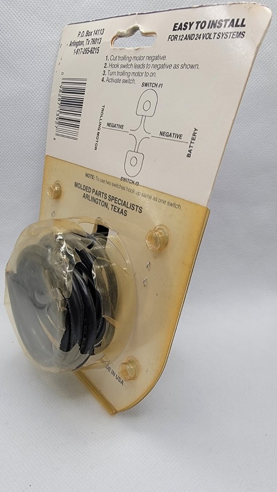 Tommy Martin Big Foot Trolling Motor Switch , Lever Action, 12V or 24V