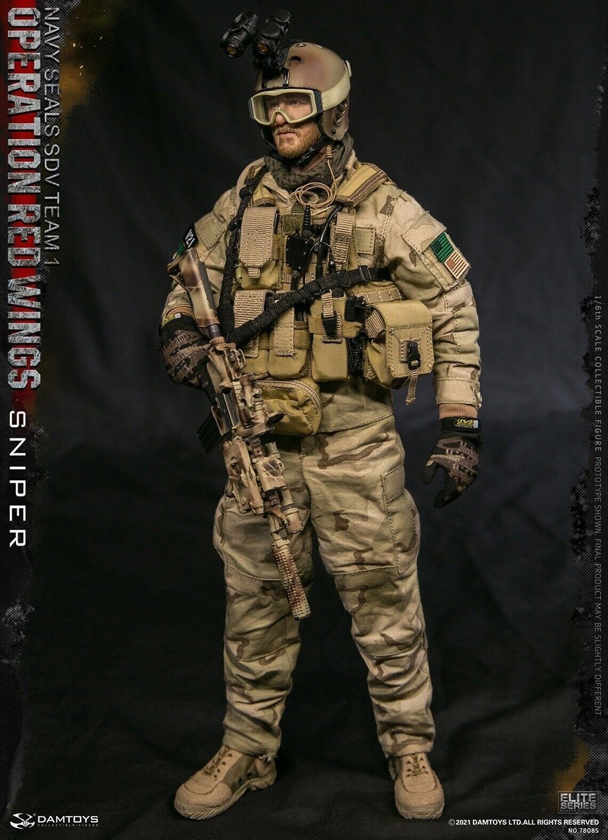 DAMTOYS 78085 NAVY SEALS SDV TEAM 1 Sniper Operation Red Wings 1/6