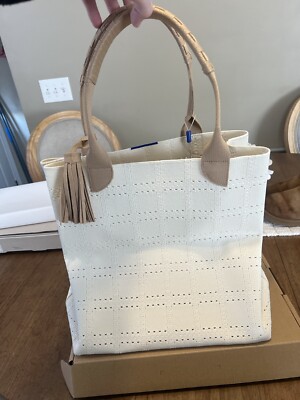 Brand New Rothy's Lightweight Tote Ivory Perf  With Tags $250