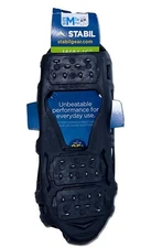 New STABILicers Walk Removable Snow and Ice Cleats Medium - Black