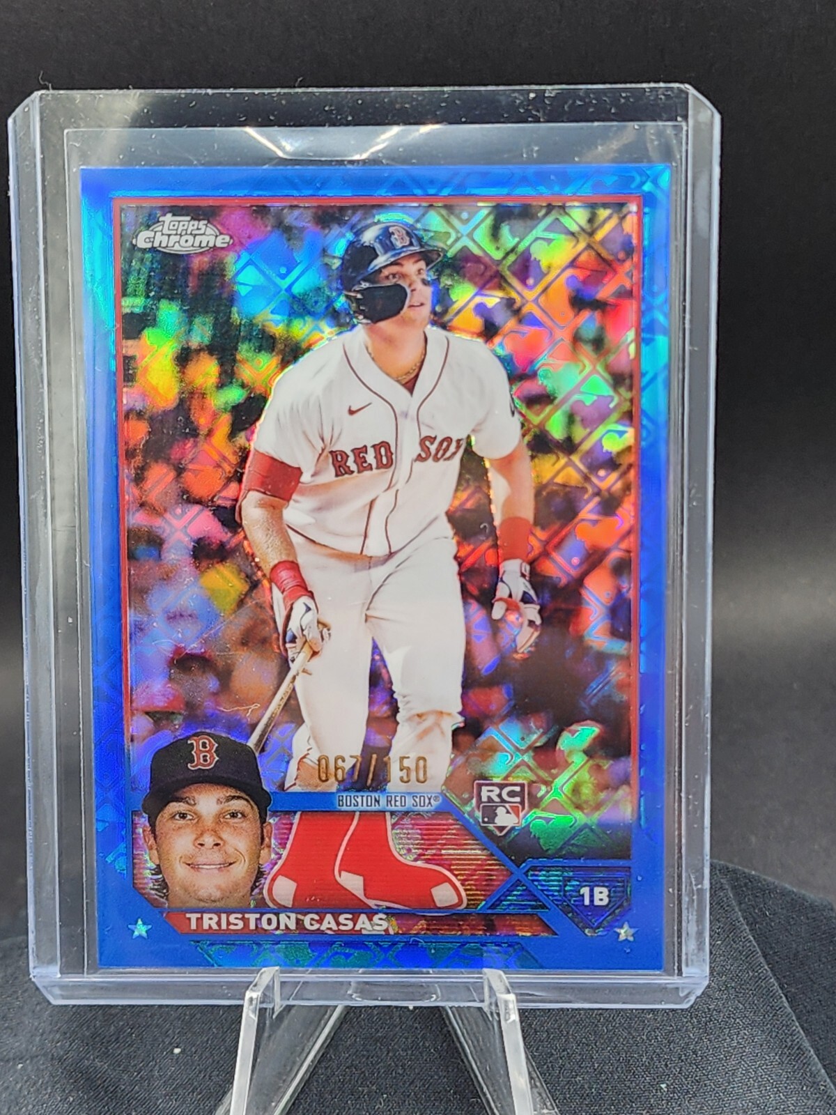 2023 Topps Chrome Logofractor Triston Casas Rookie Blue Refractor /150