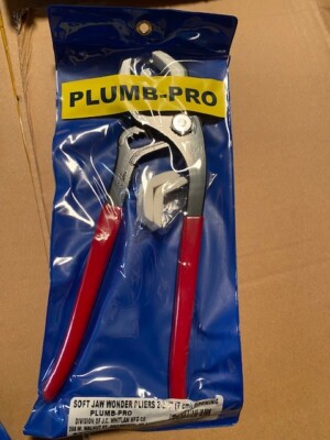 Plumb-Pro Soft Jaw Wonder Slip Joint Plier, 2-3/4'' (7cm) Opening (NEW)