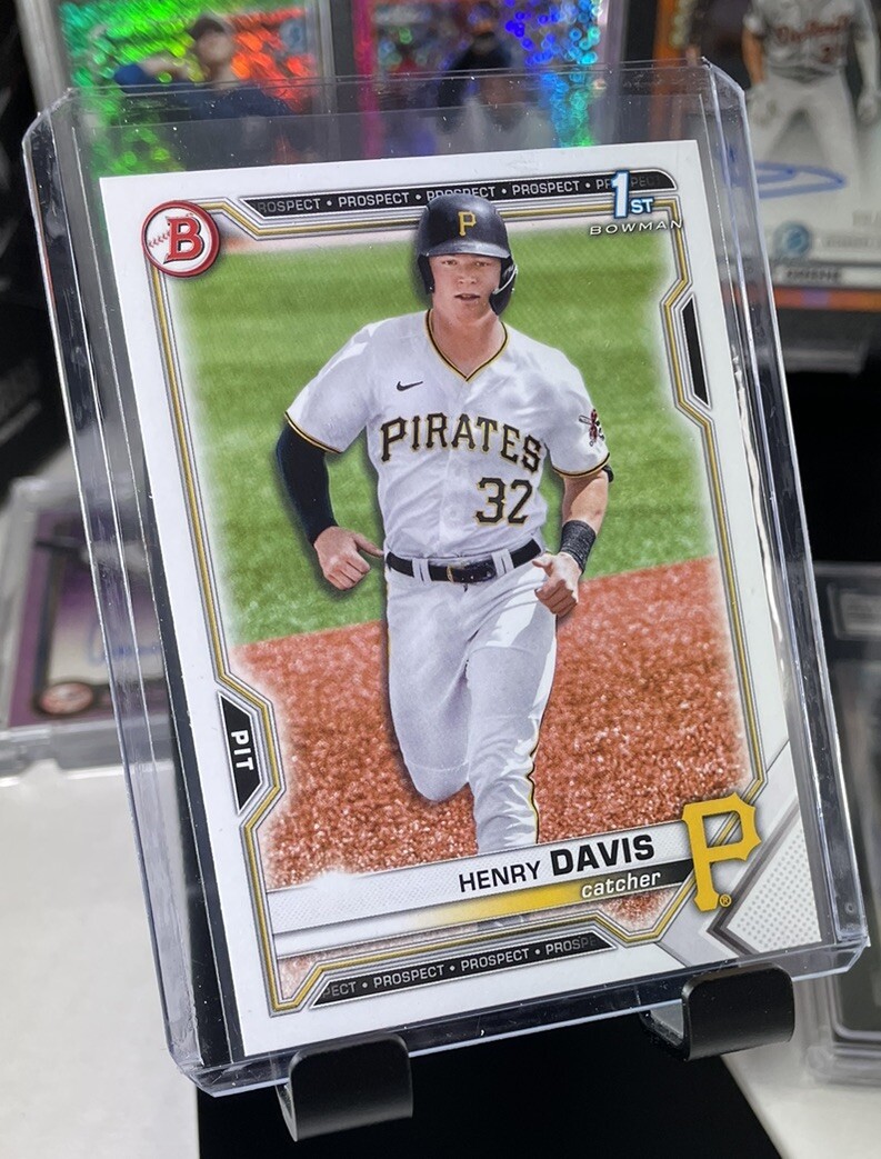 2021 Bowman Draft Henry Davis 1st Bowman card #BD-48 Pittsburgh Pirates