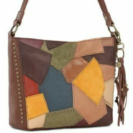 SAK Elliot Lucca Indio Demi Multi Patch Shoulder Bag H88