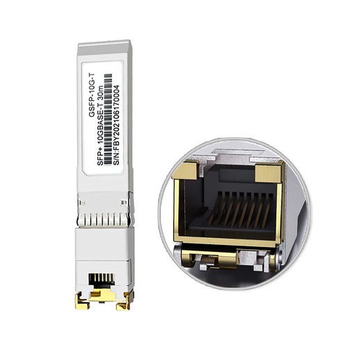 10GBase-T 10G SFP+ To RJ45 Transceiver Ethernet Module Part For Cisco Switch - Afbeelding 4 van 5