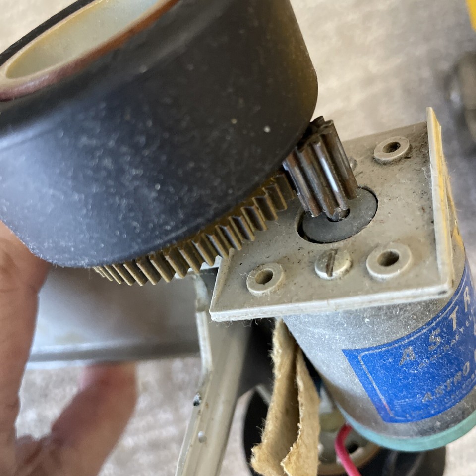 Vintage Astro Flight Inc Turbo05 Motor and Jerobee RC Car Red w