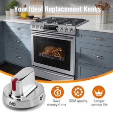 DG64-00347B Dial Knob for Samsung Range Oven Replaces DG68-00101B, DG64-00472A