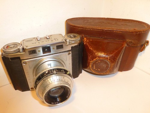 Vintage Gloria Braun Nürnberg 6 x 6 120 Entfernungsmesser Kamera mit Etui, NOTIZEN LESEN