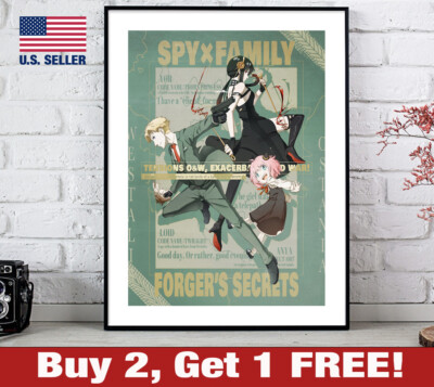 Spy X Family Poster 18'' x 24'' Print Anime Manga Wall Art 3