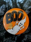1980's Halloween Ghost "BOO To You" Collectible Pinback Button — photo 3