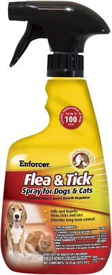 Enforcer Tick and Flea Spray for Dogs and Cats 16 oz.