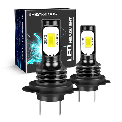 For Honda CBR600RR 2007-2020 - White 6000K H7 LED Headlight Bulbs Upgrade Bright