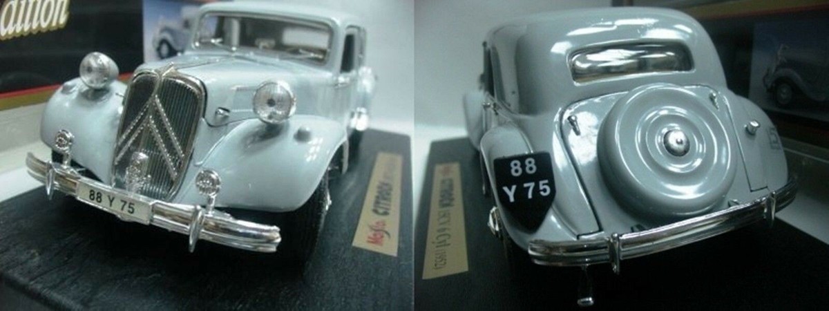 WOW EXTREMELY RARE Citroen Traction Avant 15cv SWB 1952 Grey 31837